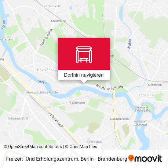 Freizeit- Und Erholungszentrum Karte