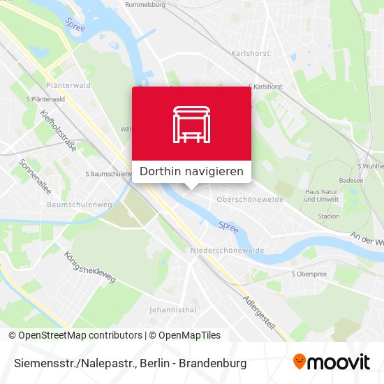 Siemensstr./Nalepastr. Karte