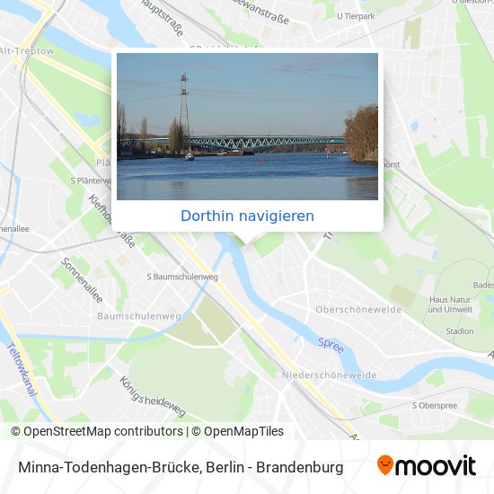 Minna-Todenhagen-Brücke Karte