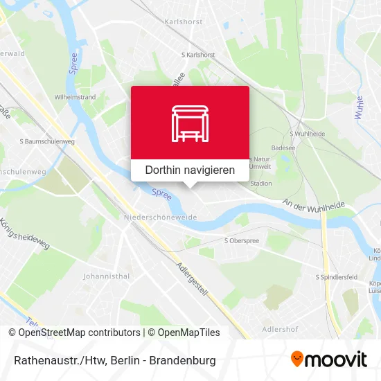 Rathenaustr./Htw Karte