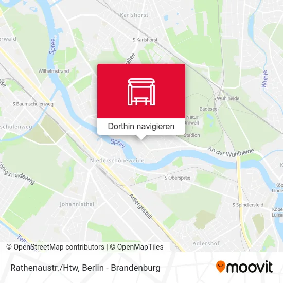 Rathenaustr./Htw Karte