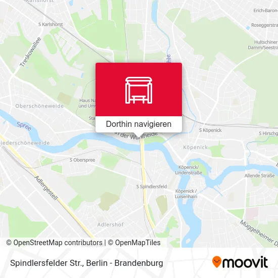 Spindlersfelder Str. Karte