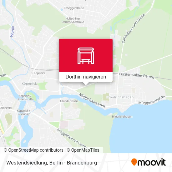 Westendsiedlung Karte