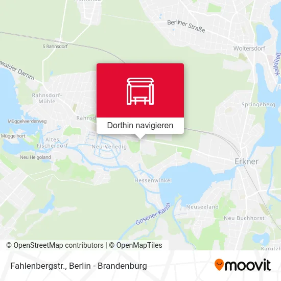 Fahlenbergstr. Karte