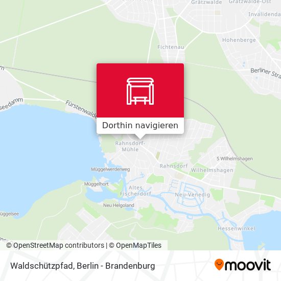 Waldschützpfad Karte