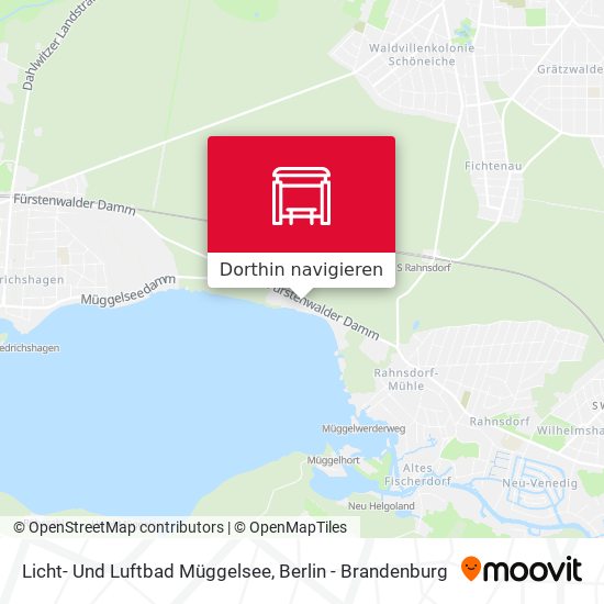 Licht- Und Luftbad Müggelsee Karte
