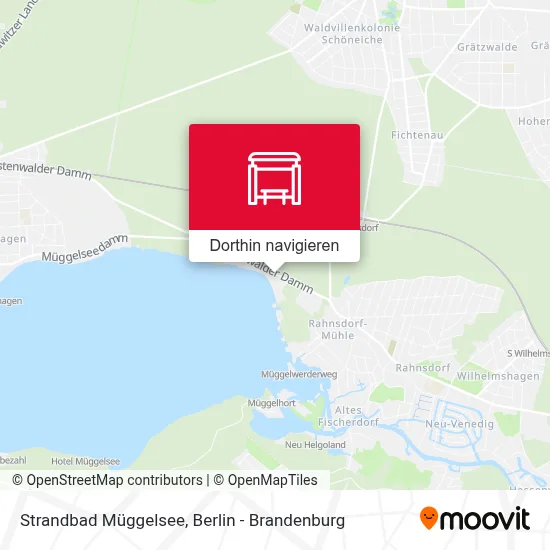 Strandbad Müggelsee Karte