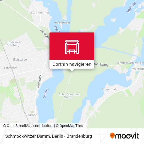 Schmöckwitzer Damm Karte