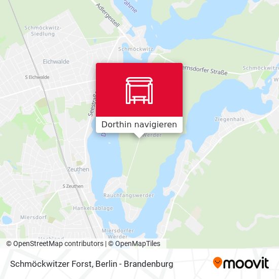 Schmöckwitzer Forst Karte