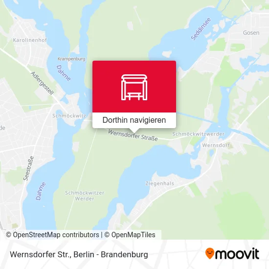 Wernsdorfer Str. Karte