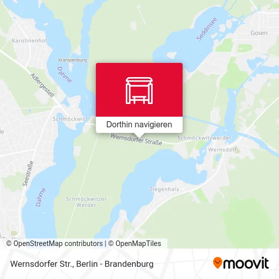 Wernsdorfer Str. Karte