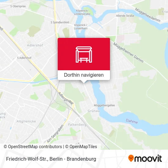 Friedrich-Wolf-Str. Karte