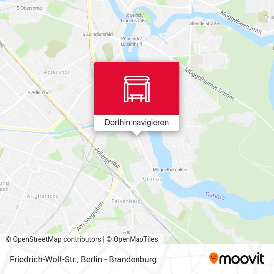 Friedrich-Wolf-Str. Karte