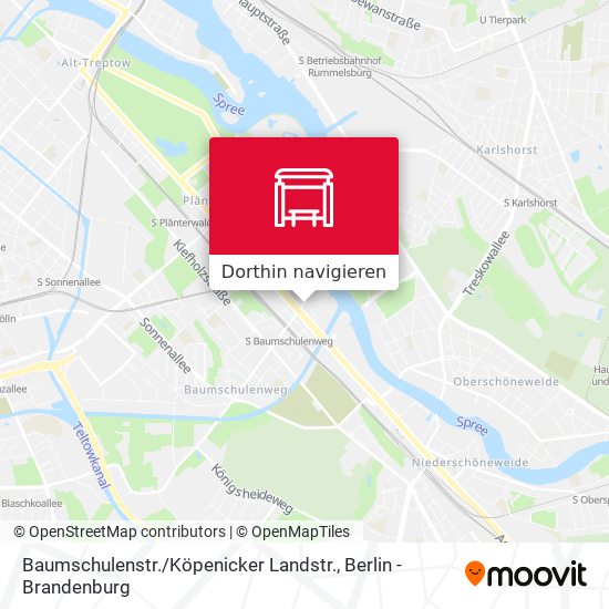 Baumschulenstr. / Köpenicker Landstr. Karte