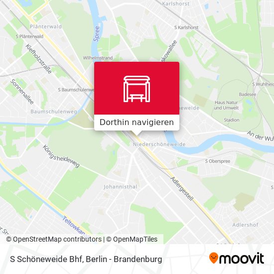S Schöneweide Bhf Karte