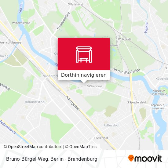 Bruno-Bürgel-Weg Karte