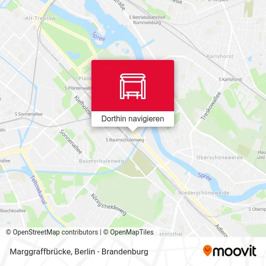 Marggraffbrücke Karte