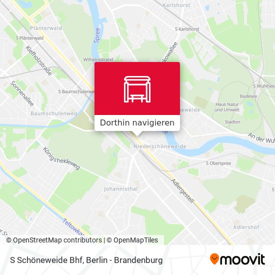 S Schöneweide Bhf Karte