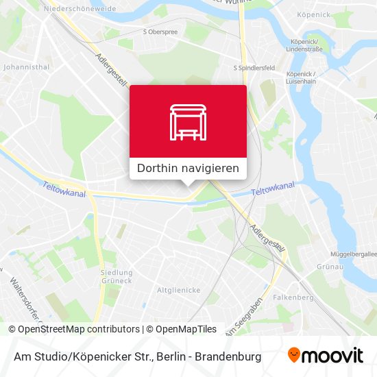 Am Studio/Köpenicker Str. Karte