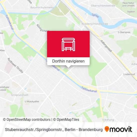 Stubenrauchstr./Springbornstr. Karte