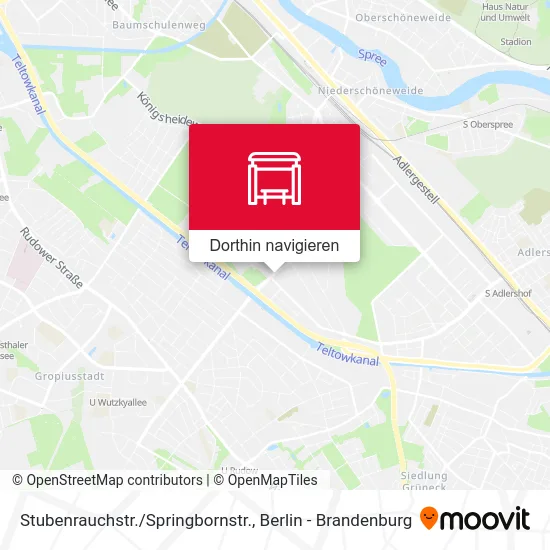 Stubenrauchstr./Springbornstr. Karte