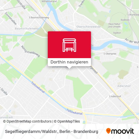 Segelfliegerdamm/Waldstr. Karte