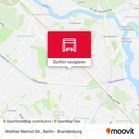 Walther-Nernst-Str. Karte