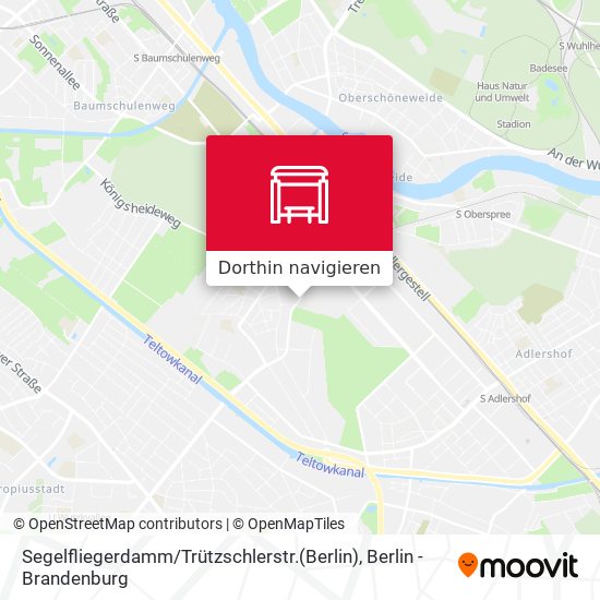 Segelfliegerdamm / Trützschlerstr.(Berlin) Karte