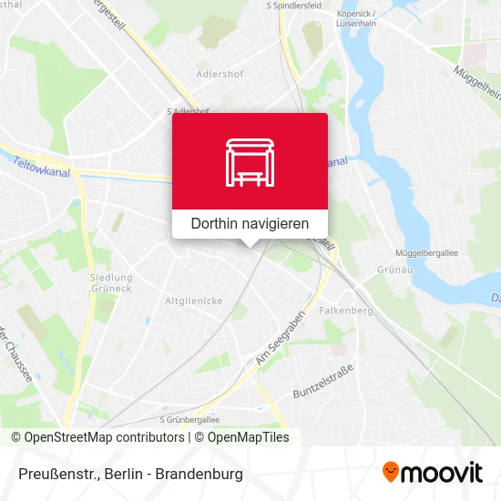 Preußenstr. Karte