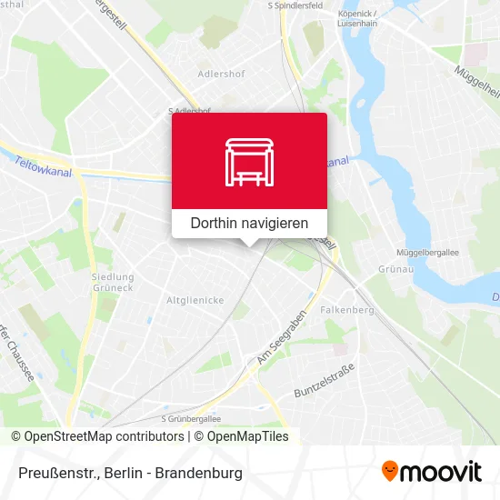 Preußenstr. Karte