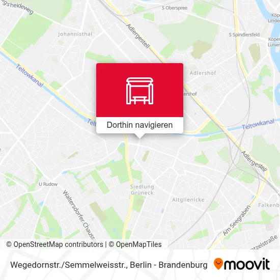 Wegedornstr./Semmelweisstr. Karte