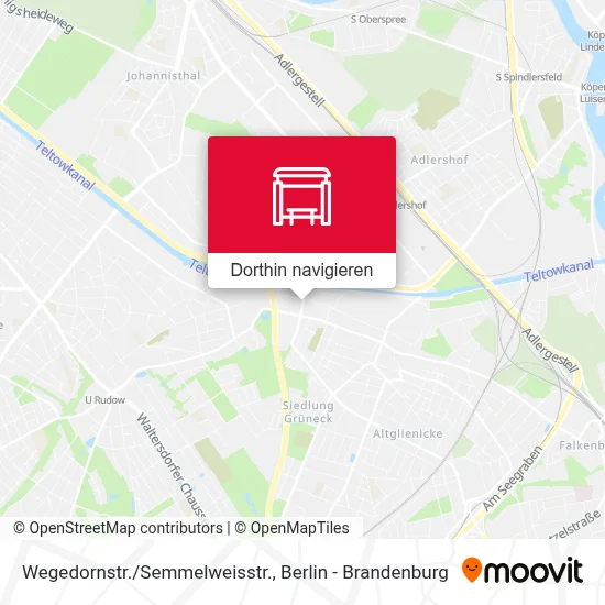 Wegedornstr./Semmelweisstr. Karte