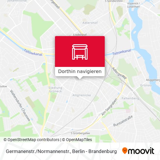 Germanenstr./Normannenstr. Karte