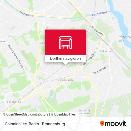 Coloniaallee Karte