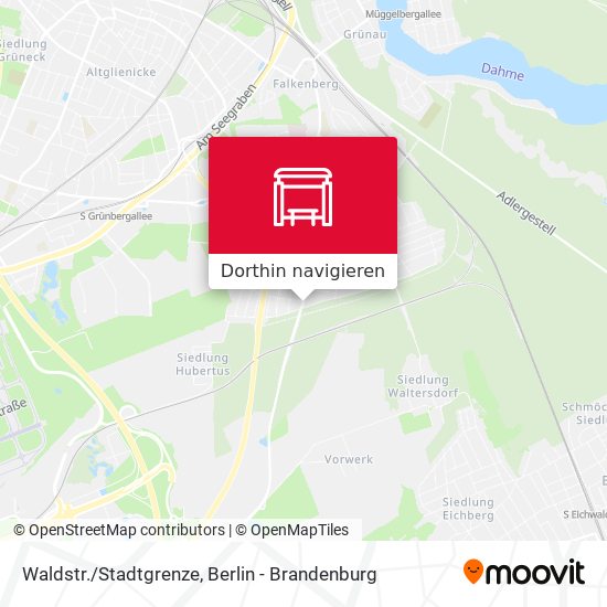Waldstr./Stadtgrenze Karte