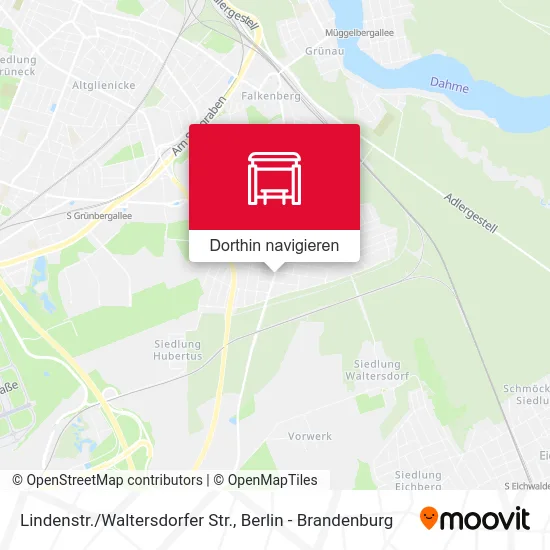 Lindenstr./Waltersdorfer Str. Karte