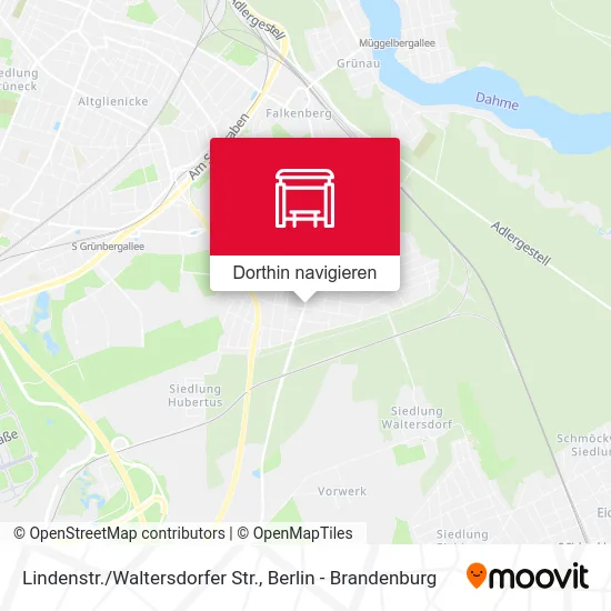 Lindenstr./Waltersdorfer Str. Karte