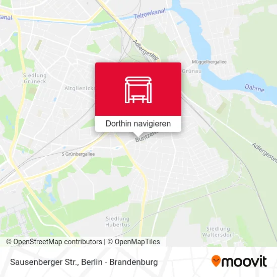 Sausenberger Str. Karte