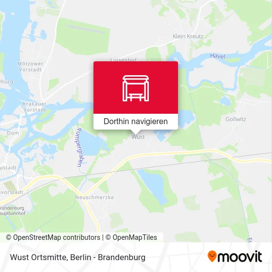 Wust Ortsmitte Karte