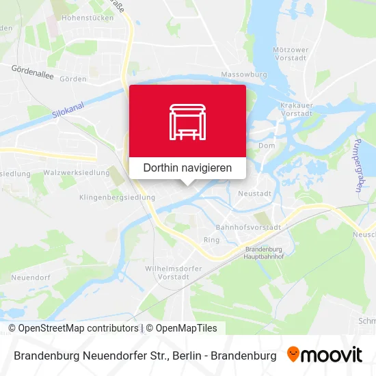 Brandenburg Neuendorfer Str. Karte