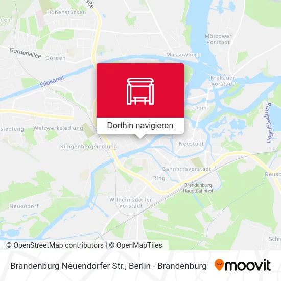 Brandenburg Neuendorfer Str. Karte