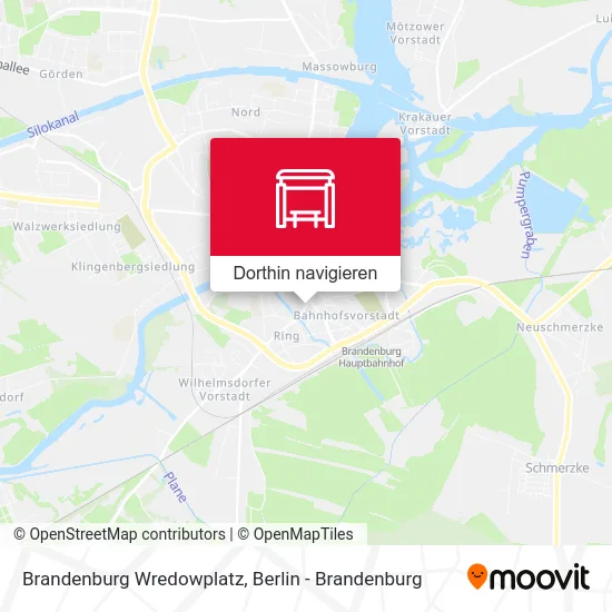 Brandenburg Wredowplatz Karte