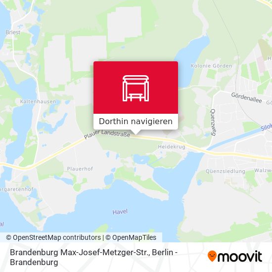 Brandenburg Max-Josef-Metzger-Str. Karte