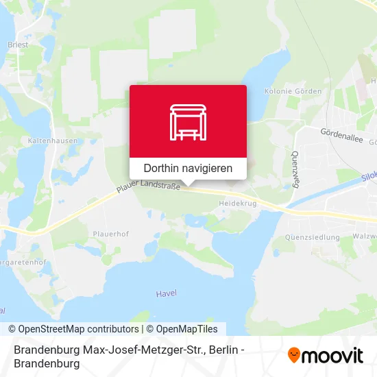 Brandenburg Max-Josef-Metzger-Str. Karte