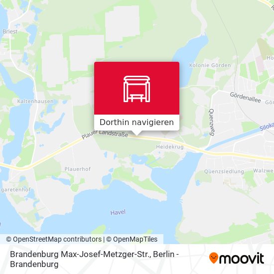 Brandenburg Max-Josef-Metzger-Str. Karte