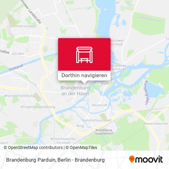 Brandenburg Parduin Karte