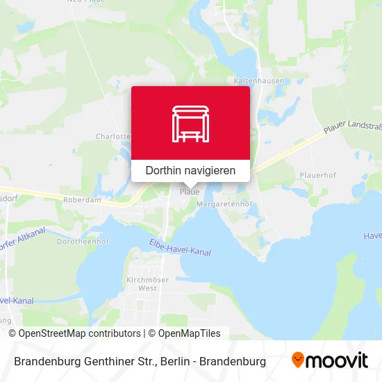 Brandenburg Genthiner Str. Karte