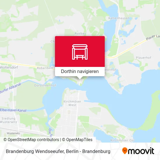Brandenburg Wendseeufer Karte