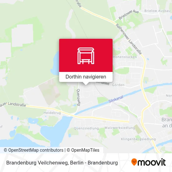 Brandenburg Veilchenweg Karte