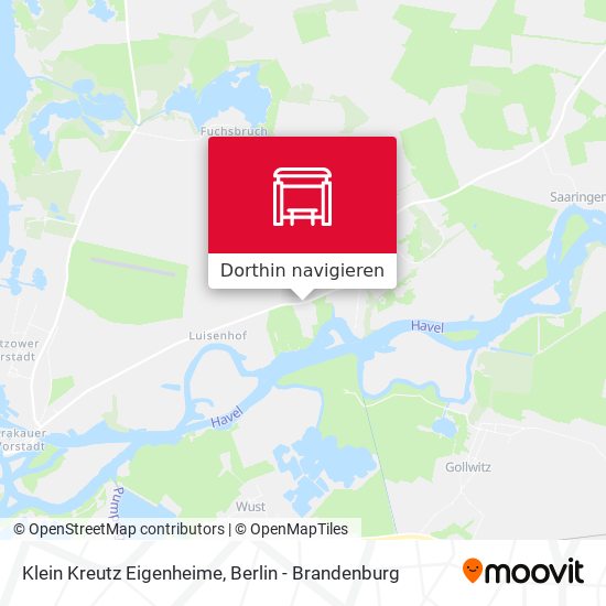 Klein Kreutz Eigenheime Karte
